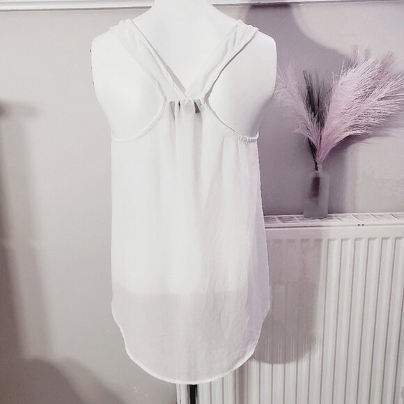 Seduction Tops - High Low Racerback Blouse- Size Small